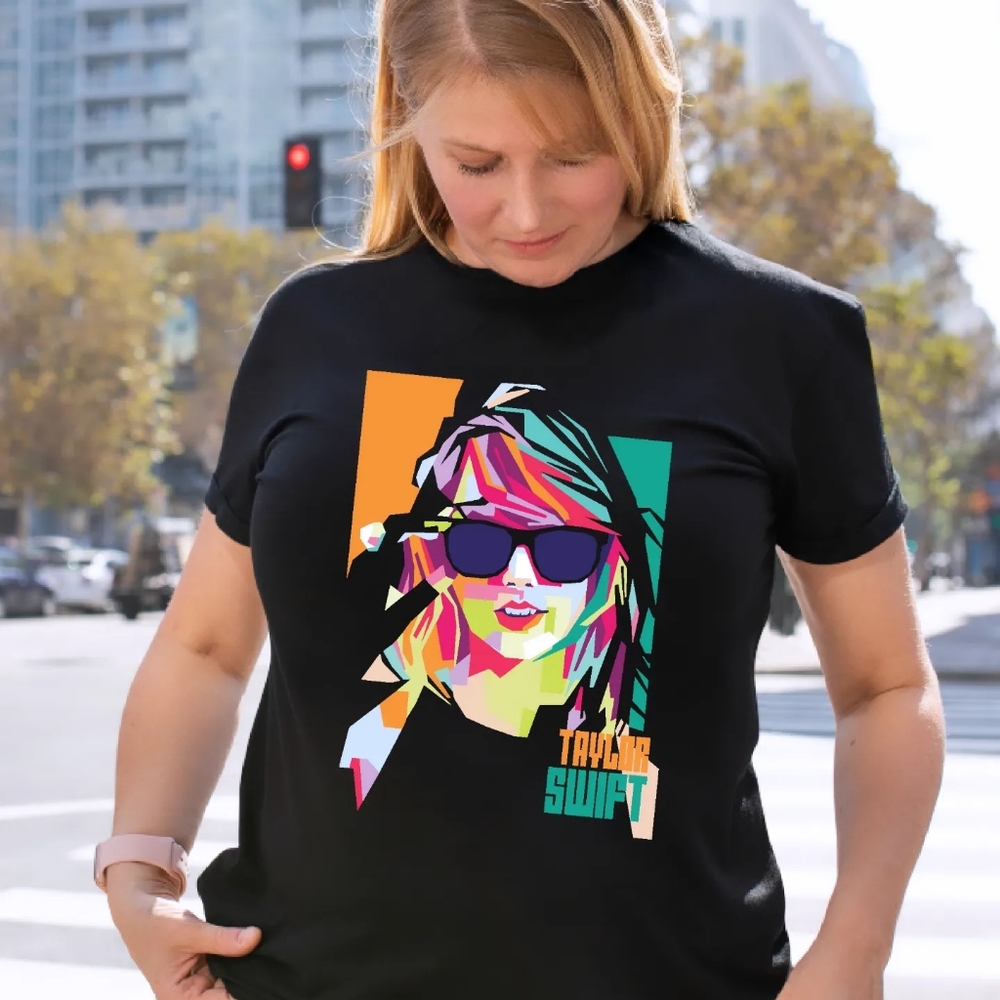 Colorful Pop Art Style Graphic Tee – Unisex